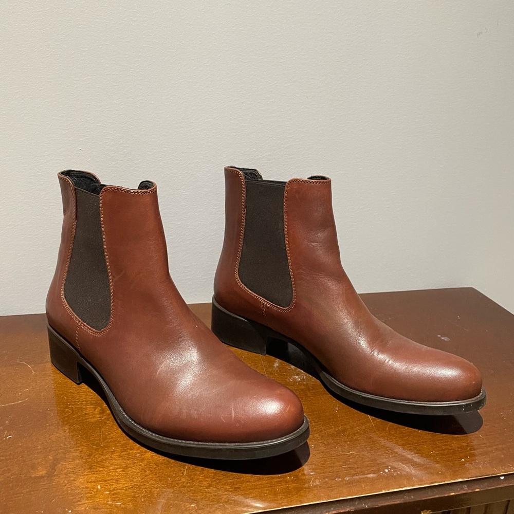 Classic Brown Chelsea Boots for women